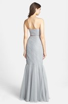 Thumbnail for your product : Monique Lhuillier Bridesmaids Strapless Tulle Trumpet Dress