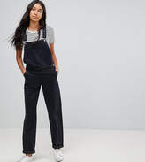 Thumbnail for your product : ASOS Tall Design Tall Denim Dungaree In Washed Black