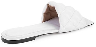 Bottega Veneta Padded Leather Flat Sandals