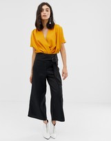 Thumbnail for your product : UNIQUE21 flared culotte with belt buckle