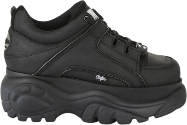 Buffalo Boots Women's Classic Low Leather Shaft Height Sneaker