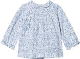 Thumbnail for your product : Cyrillus Blue Printed Long Sleeve Top