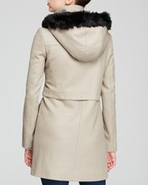 Thumbnail for your product : Marc New York 1609 Marc New York Faux-Fur Trimmed Ella Asymmetric Trench Coat