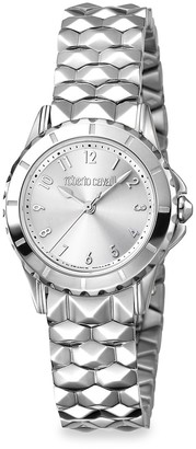 Roberto Cavalli Stainless Steel Bracelet Watch - ShopStyle
