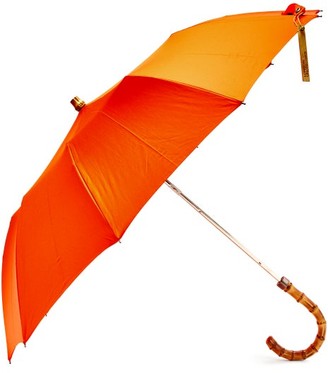London Undercover Whangee-handle Telescopic Umbrella - Orange