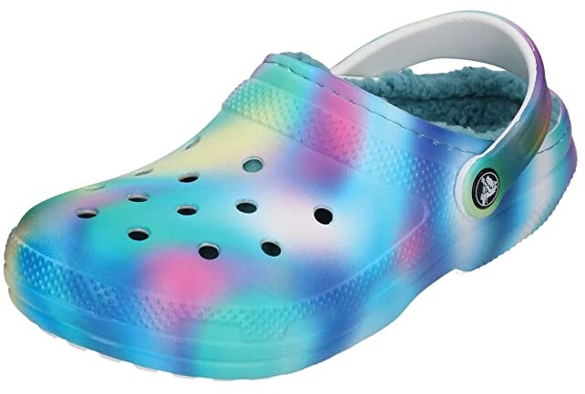 mens fur lined clogs