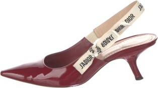 Christian Dior J'Adior Patent Leather Slingback Pumps