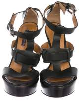 Thumbnail for your product : Ralph Lauren Leather Platform Sandals