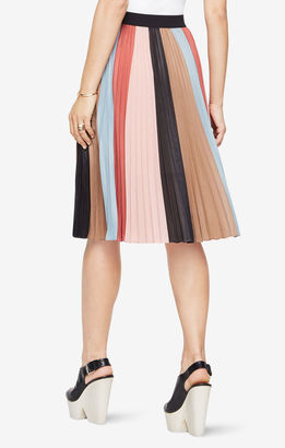 BCBGMAXAZRIA Nestia Color-Blocked Skirt