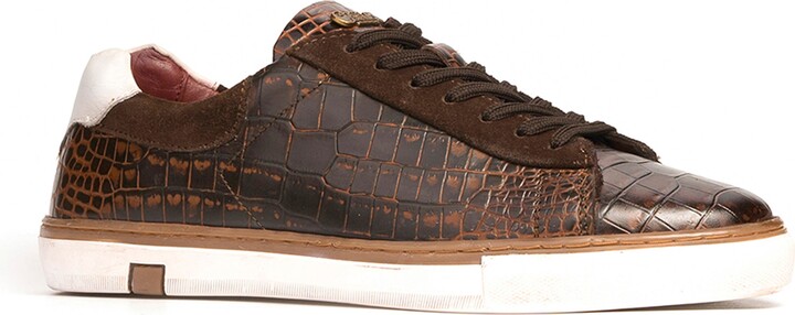 Carlos Santana Walker Reptile Embossed Sneaker