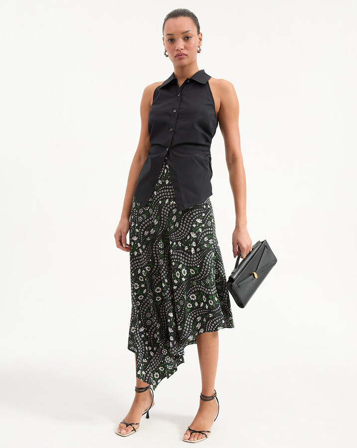 Rosemary Silk Skirt
