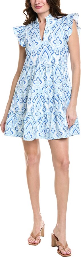 Sail to Sable Tiered Mini Dress