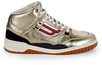 Bally Leather High Top Sneakers - ShopStyle