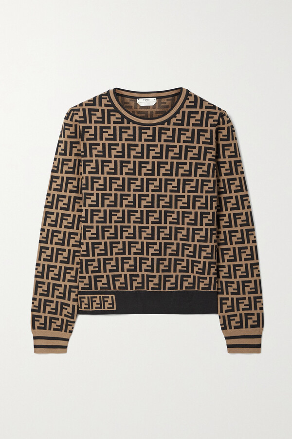 fendi jumper brown
