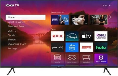 Roku 75R6C7 75 inch Class Plus Series 4K QLED Mini-LED Smart TV