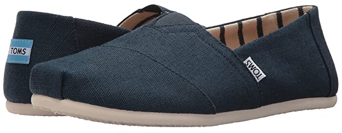 toms majolica blue heritage canvas