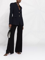 Thumbnail for your product : Nanushka Hathi button-front fitted blazer