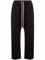 Thumbnail for your product : Rick Owens Drawstring Cropped Trousers