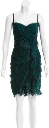 Dolce & Gabbana Gathered Lace Dress