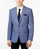 Thumbnail for your product : Bar III Men's Slim-Fit Blue Textured Micro-Grid Sport Coat, Created for Macy's