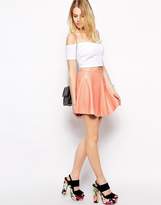 Thumbnail for your product : Fashion Union PU Skater Skirt