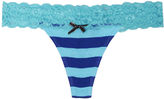 Thumbnail for your product : Wet Seal Stripe Lace Thong