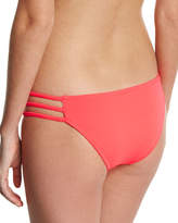 Thumbnail for your product : Milly Lanai Italian Solid Strappy Swim Bikini Bottom, Pink