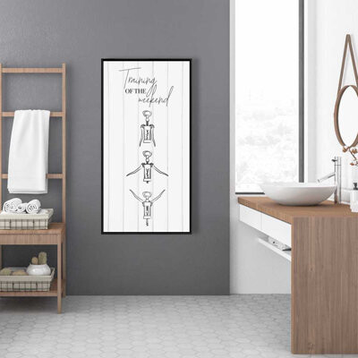 Begin Edition International Inc. Training of the Weekend - White Gastronomy Framed Canvas Decor
