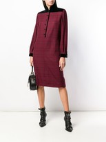 Thumbnail for your product : Emanuel Ungaro Pre-Owned 1980s Check-Print Shift Dress