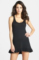 Thumbnail for your product : Betsey Johnson Lace Racerback Ruffle Slip
