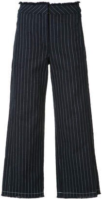 Alexander Wang cropped pinstripe trousers