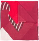 Thumbnail for your product : Liu Jo stripe detail scarf