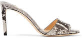 Jimmy Choo - Stacey 85 Python Mules 