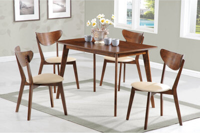 Astoria Grand Daglosten Chestnut 5-piece Dining Set