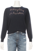 Thumbnail for your product : LINGUA FRANCA Everyday I'm Hustlin Sweater