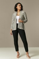 Thumbnail for your product : Wallis Oyster Sequin Relaxed Fit Blazer