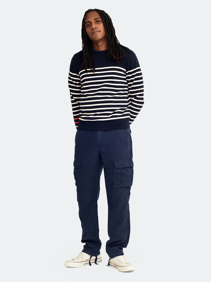Navy And Orange Sweater | Shop the world's largest collection of 