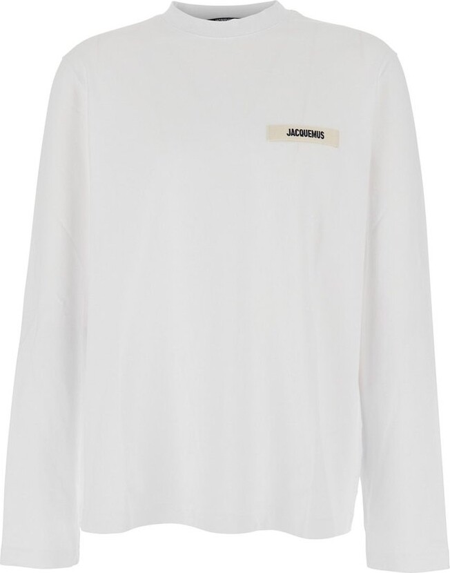 【人気！】JACQUEMUS La Casa ホワイトスウェットシャツ 27660681_57439670_1000.jpg