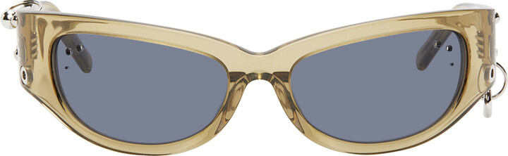 Justine Clenquet SSENSE Exclusive Brown Clara Sunglasses ShopStyle