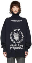 Thumbnail for your product : Balenciaga Navy World Food Programme Turtleneck