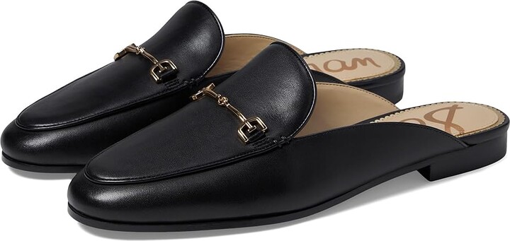 Sam Edelman Linnie Women's Clog/Mule Shoes Black Modena Calf Leather : 5 M