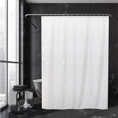 Extra Wide Shower Curtain Polyester + 16 Hooks