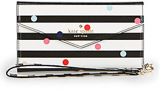 Kate Spade Striped Confetti Dot iPhone 7 Envelope Wrislet