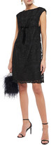 Thumbnail for your product : Anna Sui Bow-embellished Macrame Lace Mini Dress