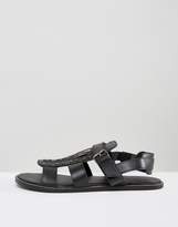 Thumbnail for your product : ASOS Sandals In Black Leather With Studs