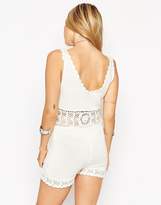 Thumbnail for your product : ASOS Crochet Romper