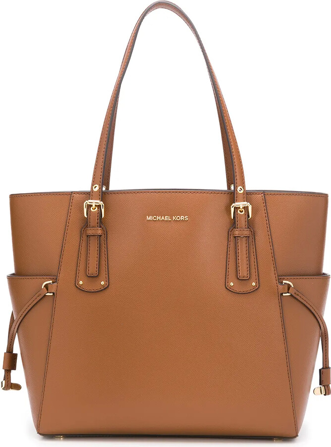 mk tan handbag