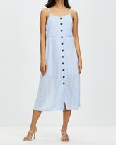 Thumbnail for your product : Only Women's Blue Midi Dresses - Anne Dress - Size One Size, S at The Iconic