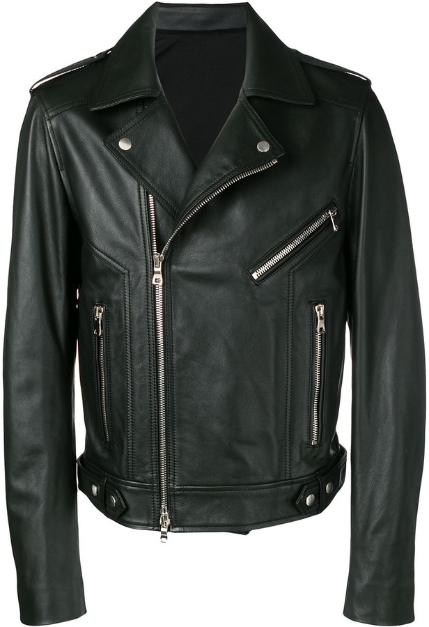 Balmain Leather Jacket Men | Shop the world's largest collection of fashion ShopStyle