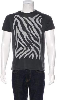 Saint Laurent Zebra Print T-Shirt